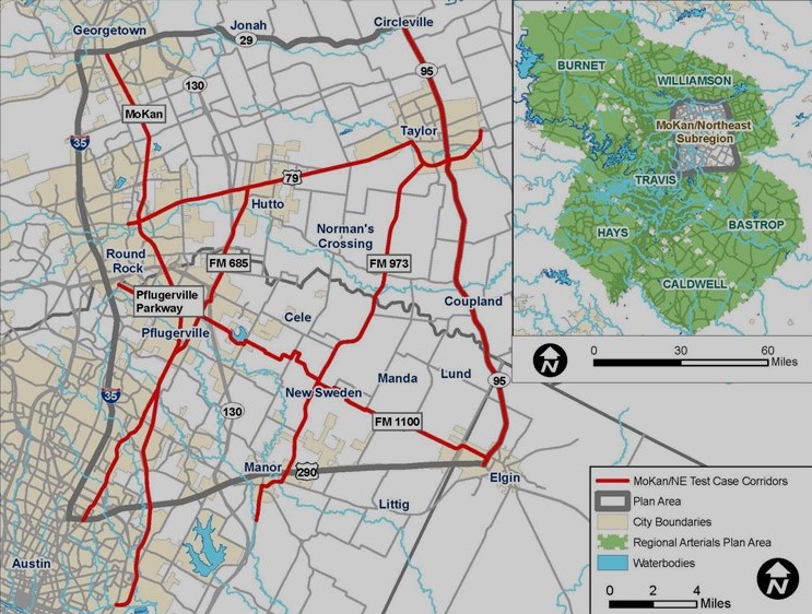 map of Mokan Subregional Study